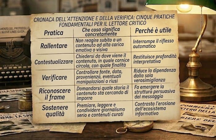 Algoritmo, pensiero critico, media literacy