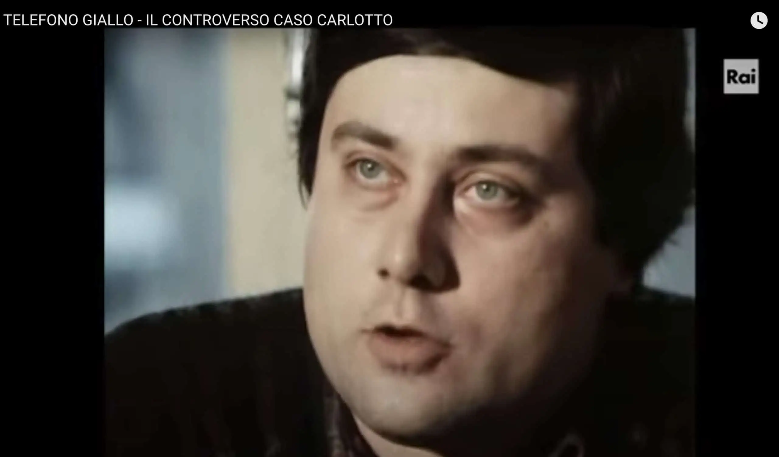 Massimo Carlotto intervistato dalla Rai per il programma Telefono Giallo