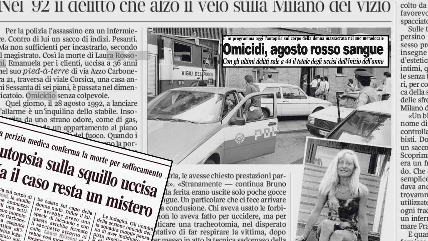 Cold case di Laura Rossini, uccisa nel 1992 a Milano