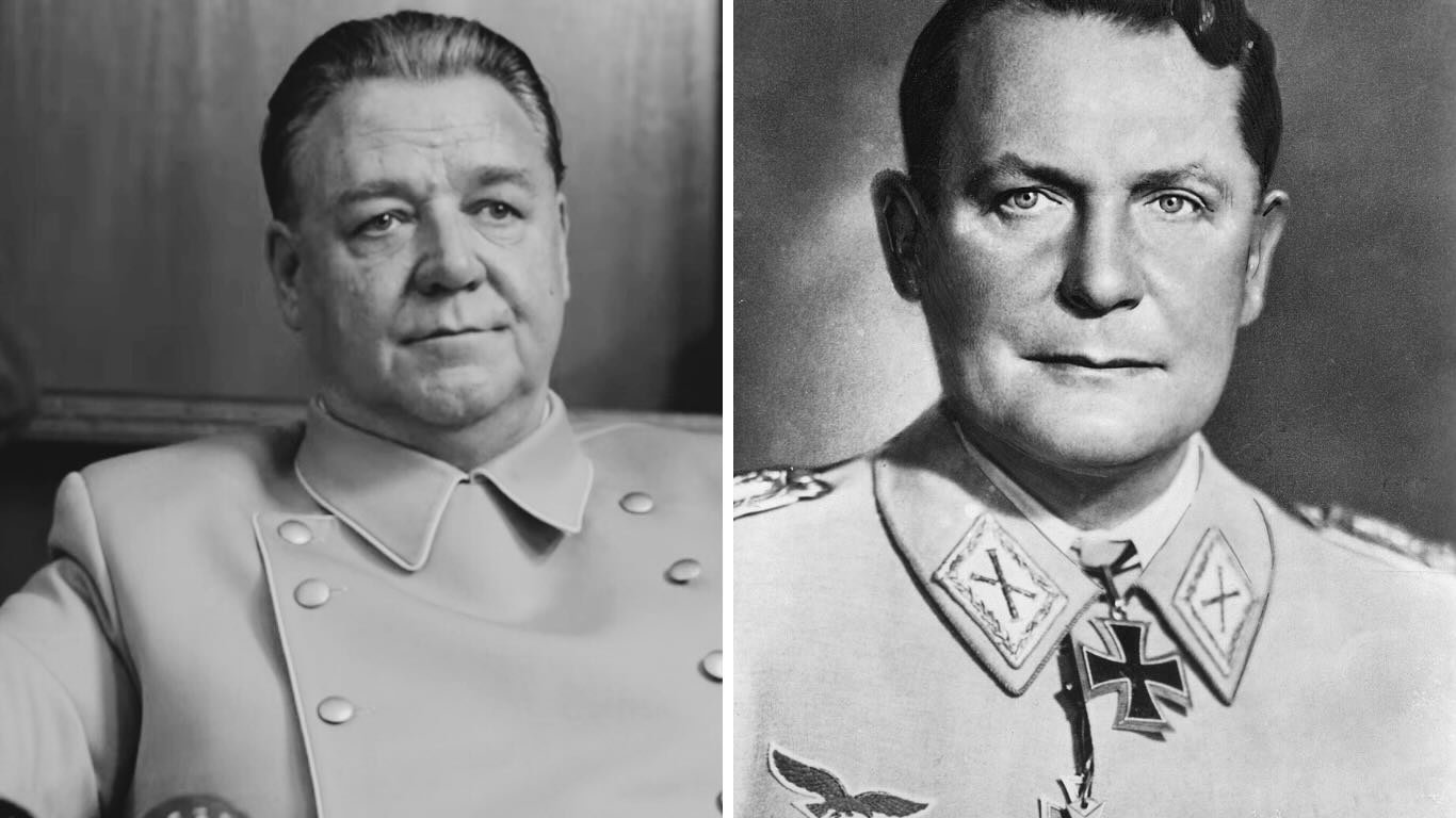 Russell Crowe come Hermann Göring, film processo Norimberga