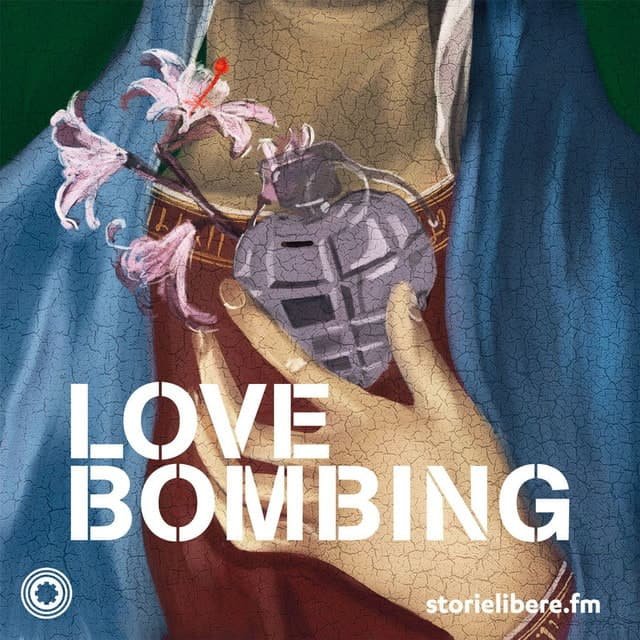 Uno dei metodi delle truffe affettive, il love bombing. Copertina del podcast Love bombing