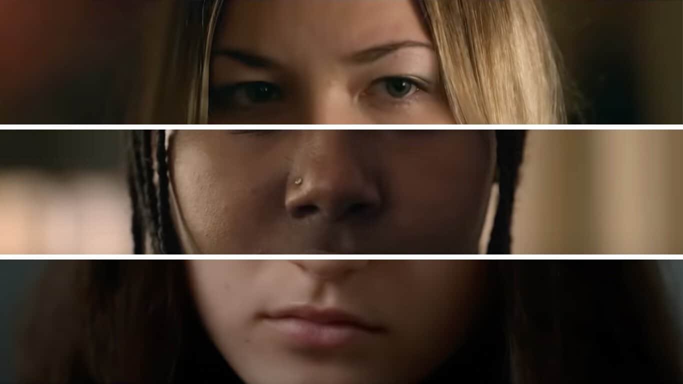 Josephine, Kelly e Dusty in Under the Bridge