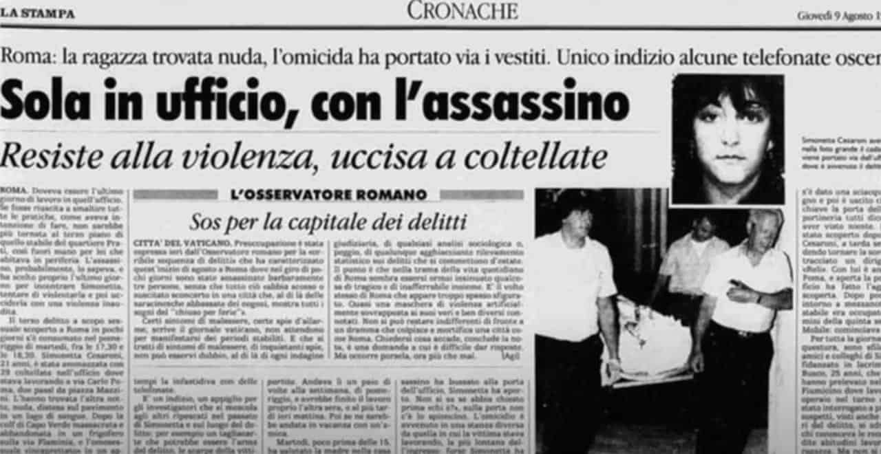 Pagina del 9 agosto 1990 dal quotidiano "La Stampa"