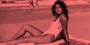 Simonetta Cesraoni al mare